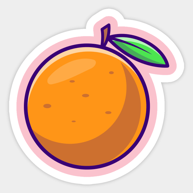 Orange Fruit Cartoon Sticker by Catalyst Labs